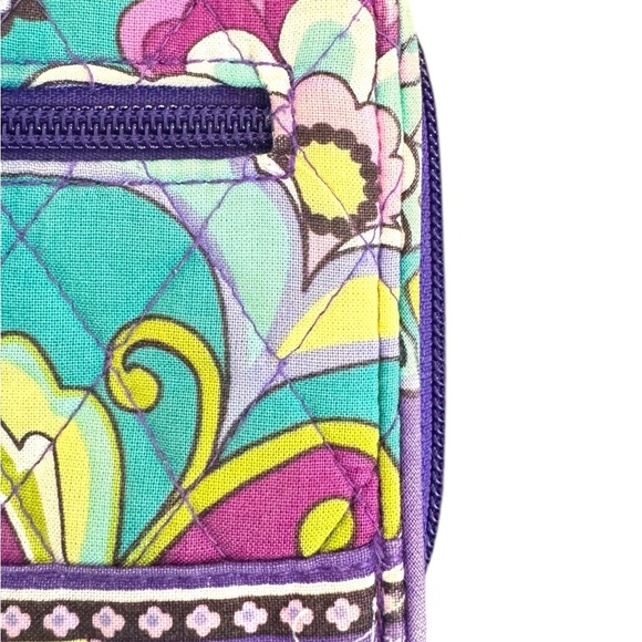 Vera Bradley Purple Floral Zip Wallet – Full Organizer Style – OS - Picture 13 of 13